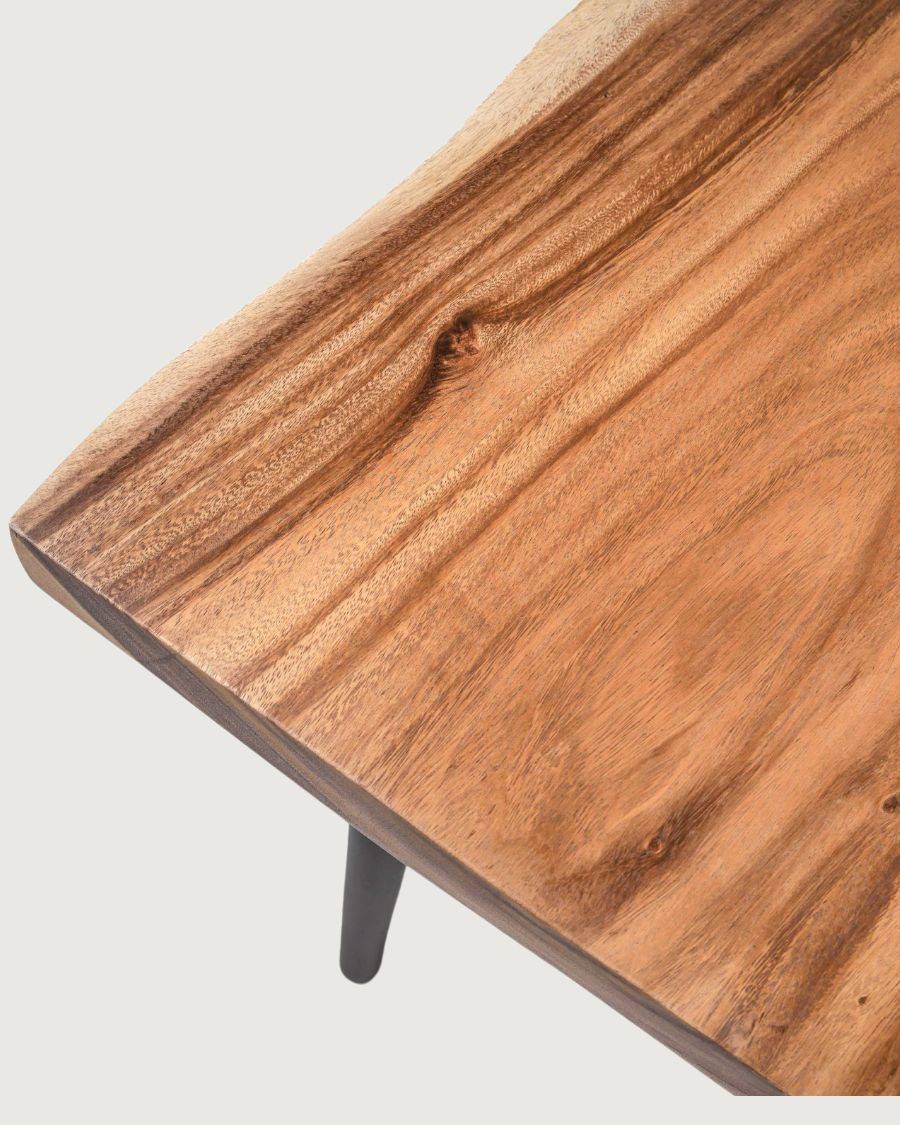 Kanpur - Table repas en suar massif L160 cm 6 pers. - UNIQKA - Image 6