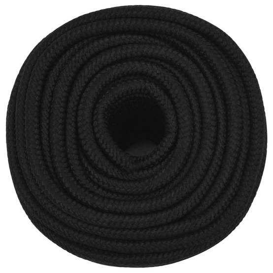 Corde de travail Noir 14 mm 100 m Polyester Maison Chic - Image 3