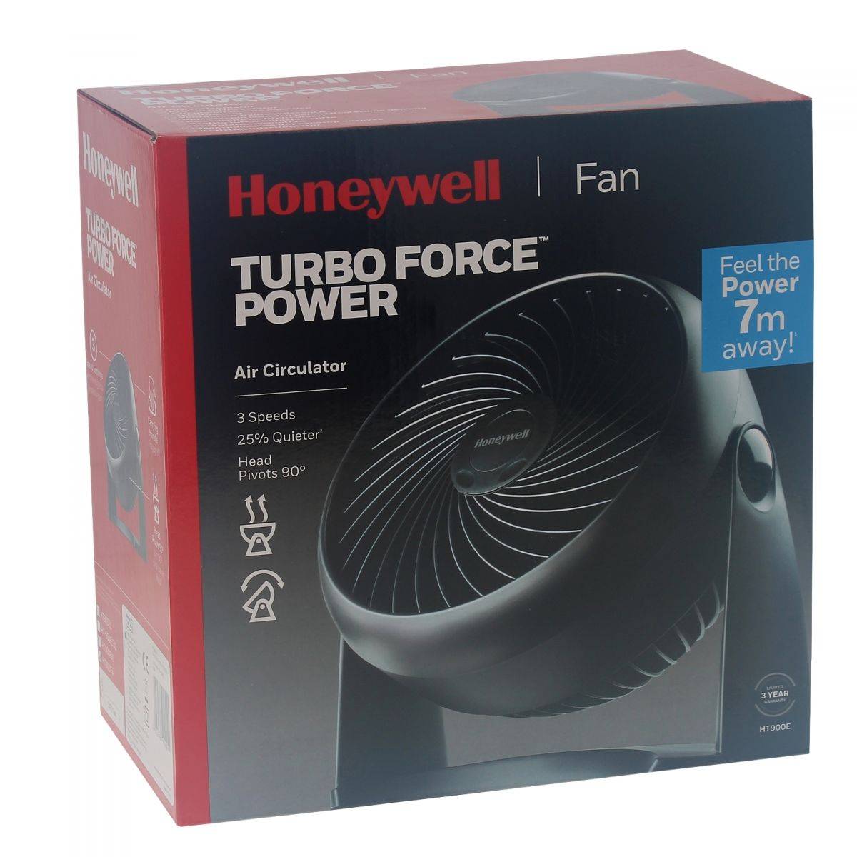Ventilateur HONEYWELL TURBO FORCE 3 vitesses - HT900E - Image 5