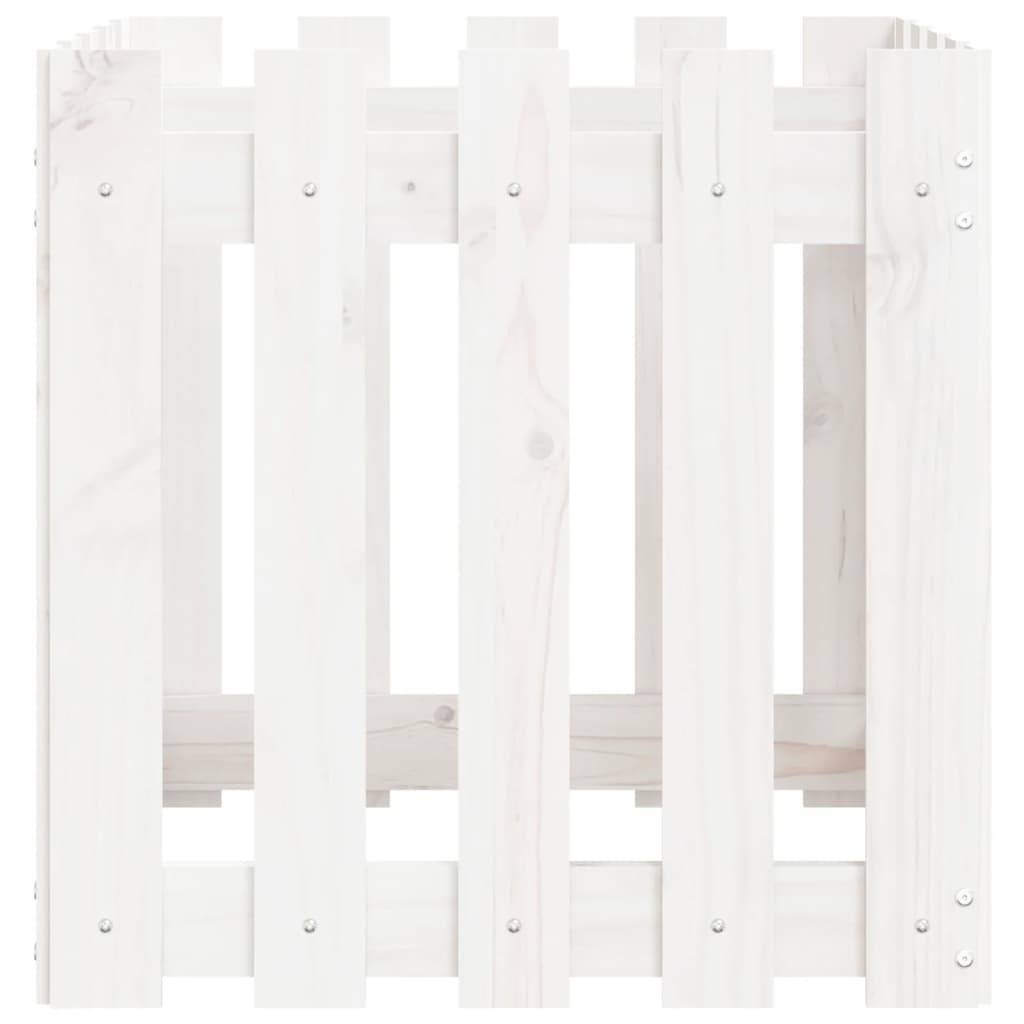 Prolenta Premium - Jardinière bois blanc 50 x 50 x 50 cm - Prolenta premium p326.1 - Image 6