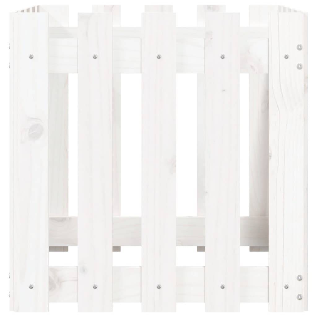 Prolenta Premium - Jardinière bois blanc  50 x 50 x 50 cm  - Prolenta premium p326.1 - Image 5