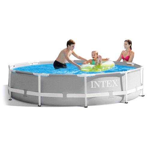 Piscine de jardin tubulaire 305 x 76 cm 4485L Ronde Prism Frime INTEX 26700 - Image 4