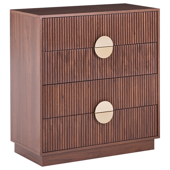 Beliani - Commode MDF Marron foncé NUMURKAH - 80x40x85- Beliani - Image 2