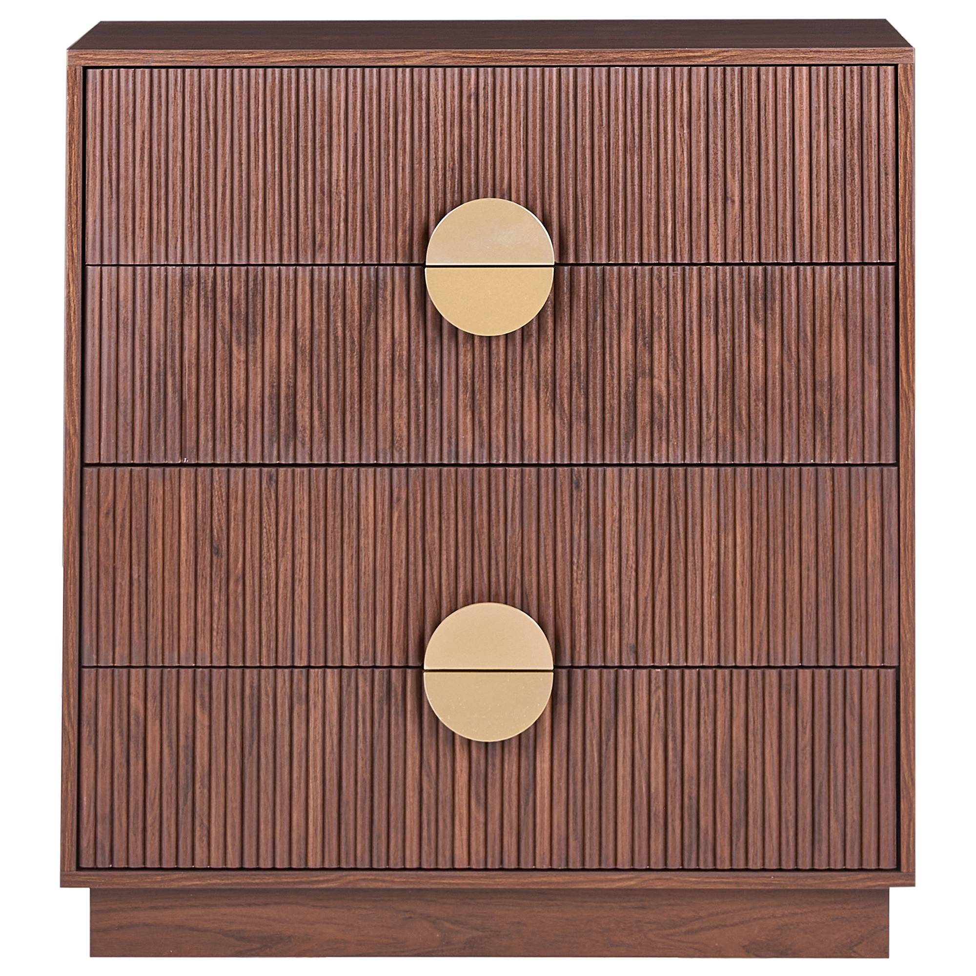 Beliani - Commode MDF Marron foncé NUMURKAH - 80x40x85- Beliani - Image 5
