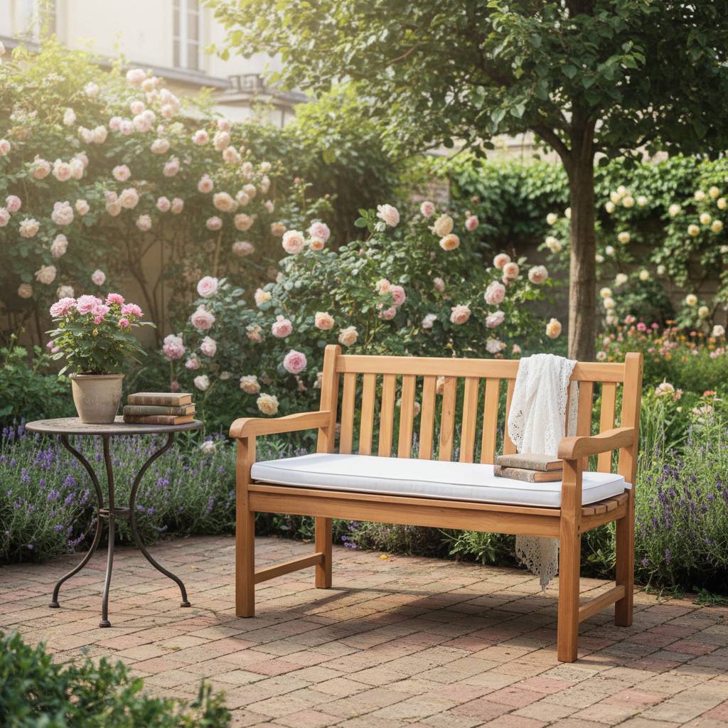 Teck'Attitude - Banc en teck massif Notting Hill 130 cm - TECK'Attitude - Image 5