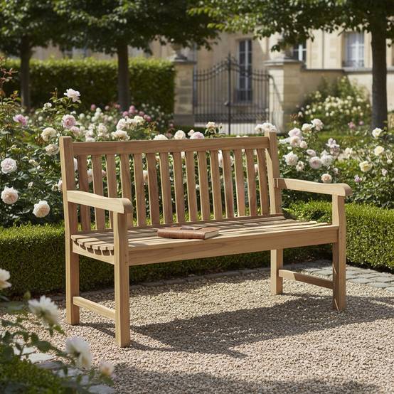 Teck'Attitude - Banc en teck massif Notting Hill 130 cm - TECK'Attitude - Image 2