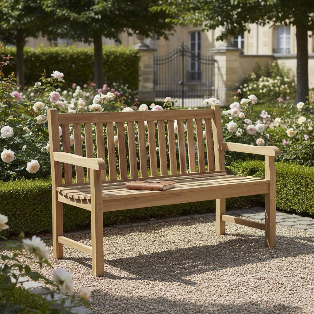 Teck'Attitude - Banc en teck massif Notting Hill 130 cm - TECK'Attitude - Image 2