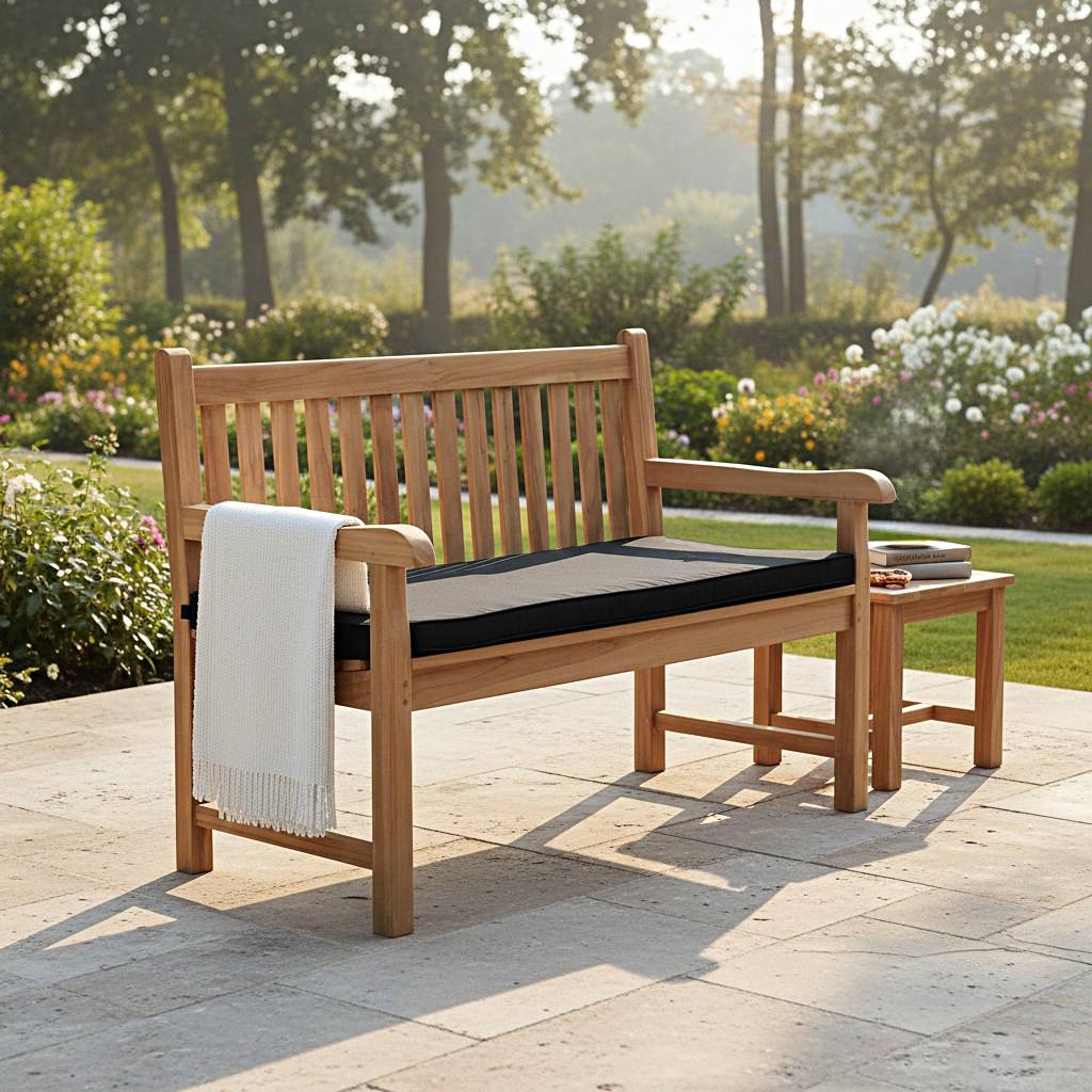 Teck'Attitude - Banc en teck massif Notting Hill 130 cm - TECK'Attitude - Image 4