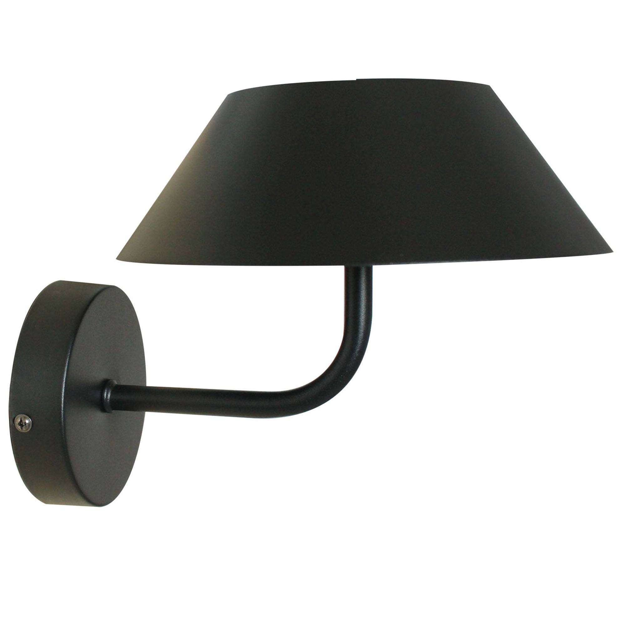 Lumisky - Applique murale solaire NERIO noir H19cm - Image 1