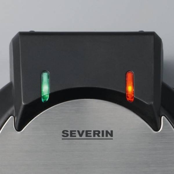 Severin - Machine a Gaufre - Gaufrier Electrique  SEVERIN - WA2103 - Plaques forme coeur - Revetement anti-adhésif - 1300w - Image 3