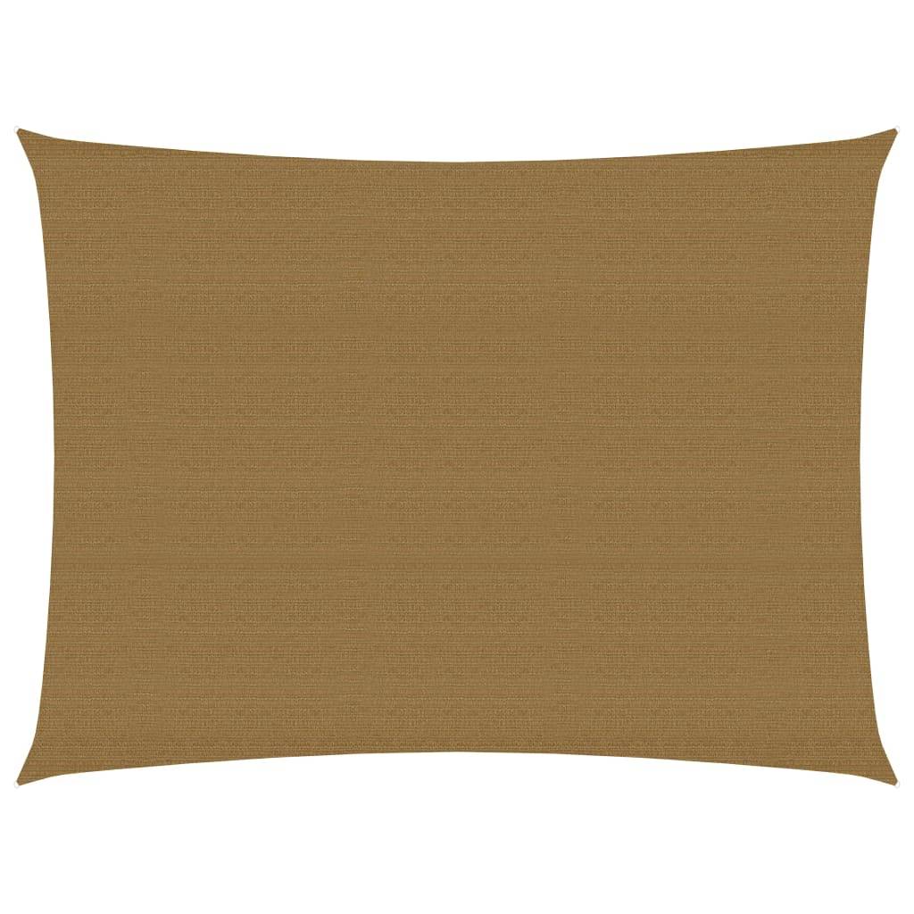 Helloshop26 - Voile d'ombrage 160 g/m² taupe 3 x 4,5 m PEHD - Image 1