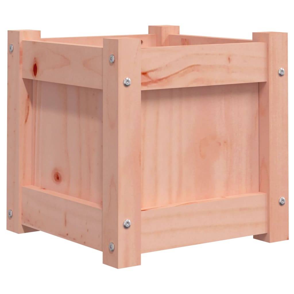 ComfortXL - Petit Cube de Plantation en Bois de Douglas – Cache-Pot Carré Compact pour Plantes de Balcon et Table – 31x31cm Naturel – ComfortXL Outdoor Living - Image 2