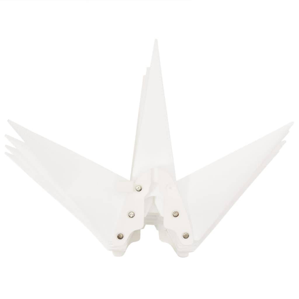 Étoile de Noël LED Pliable PP Décoration Extérieure Minuterie Blanc 57 cm – ComfortXL Outdoor Living - Image 8