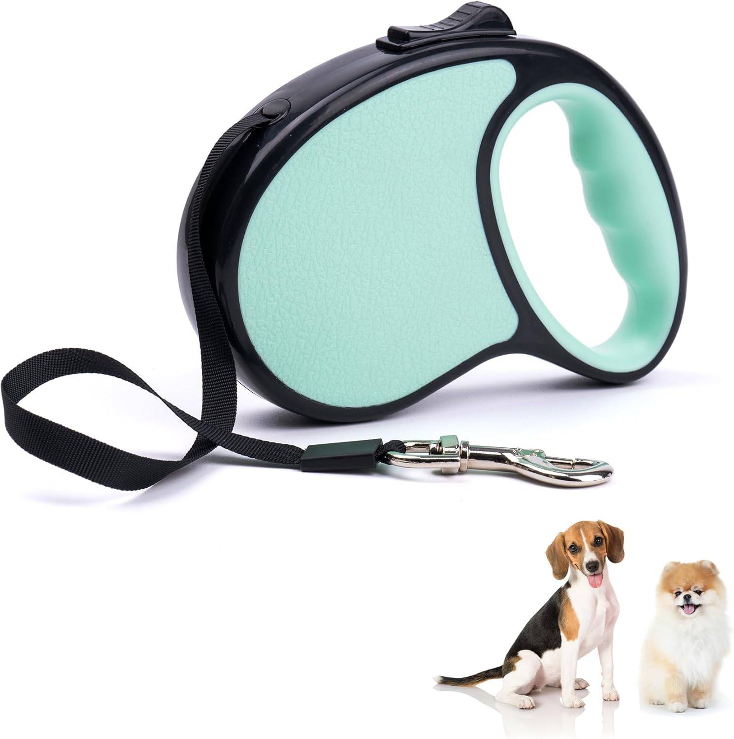 Laisse rétractable anti-enchevêtrement pour chiens de petite, moyenne et grande taille, nylon robuste, déverrouillage et verrouillage à clé.-Lytech - Image 1