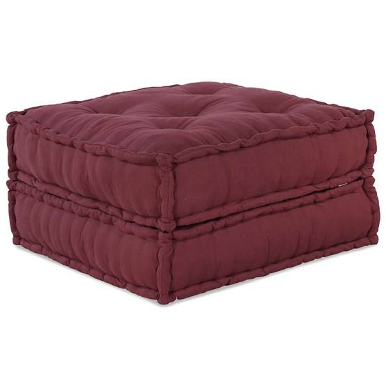 Canapé modulaire coton marron 70 x 70 x 36 cm - PANGIVO - Image 2