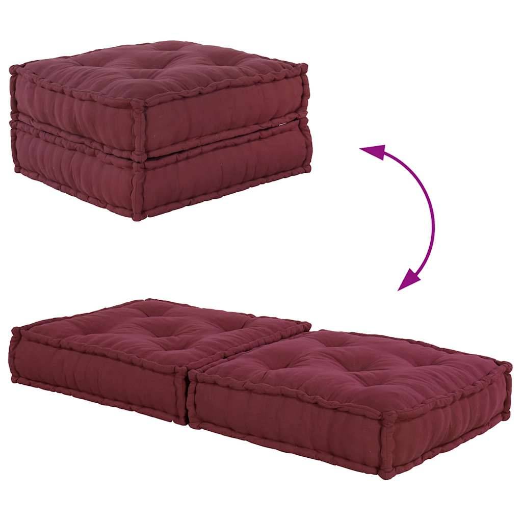 Canapé modulaire coton marron 70 x 70 x 36 cm - PANGIVO - Image 7