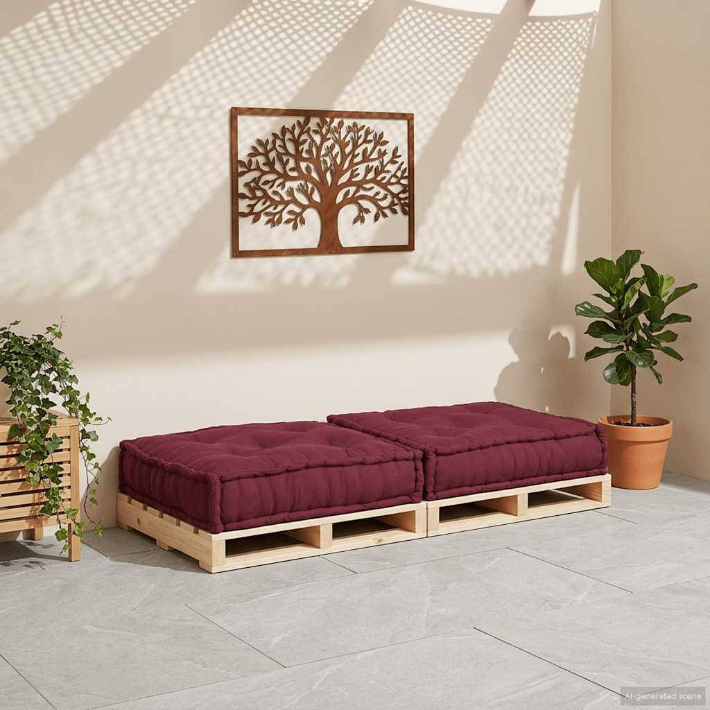 Canapé modulaire coton marron 70 x 70 x 36 cm - PANGIVO - Image 3