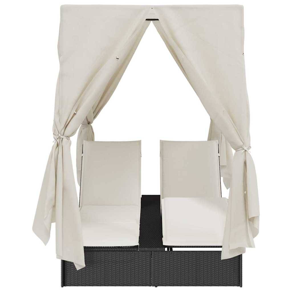 Vidaxl - Transat double Blanc chaud polyrotin vidaXL 3376127 - Image 6