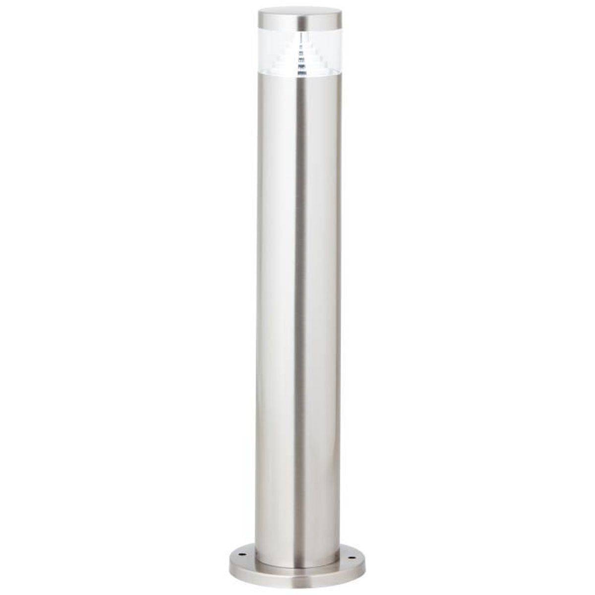 Brilliant - Potelet LED 6 W gris acier et plastique, IP44, lumière vers le haut, AVON, 50 cm - BRILLIANT - Image 1