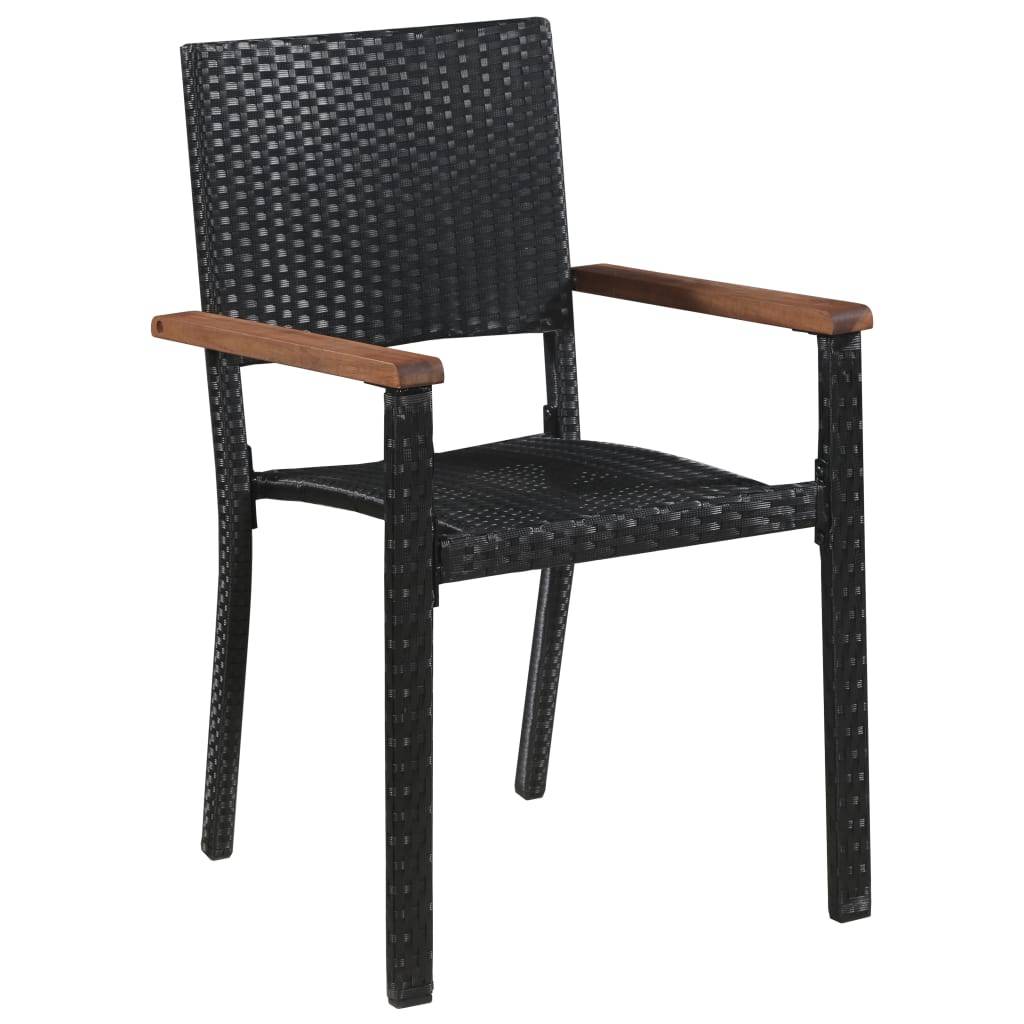 Vidaxl - Ensemble à manger d'extérieur 9 pcs résine tressée et acacia vidaXL 43936 - Image 7