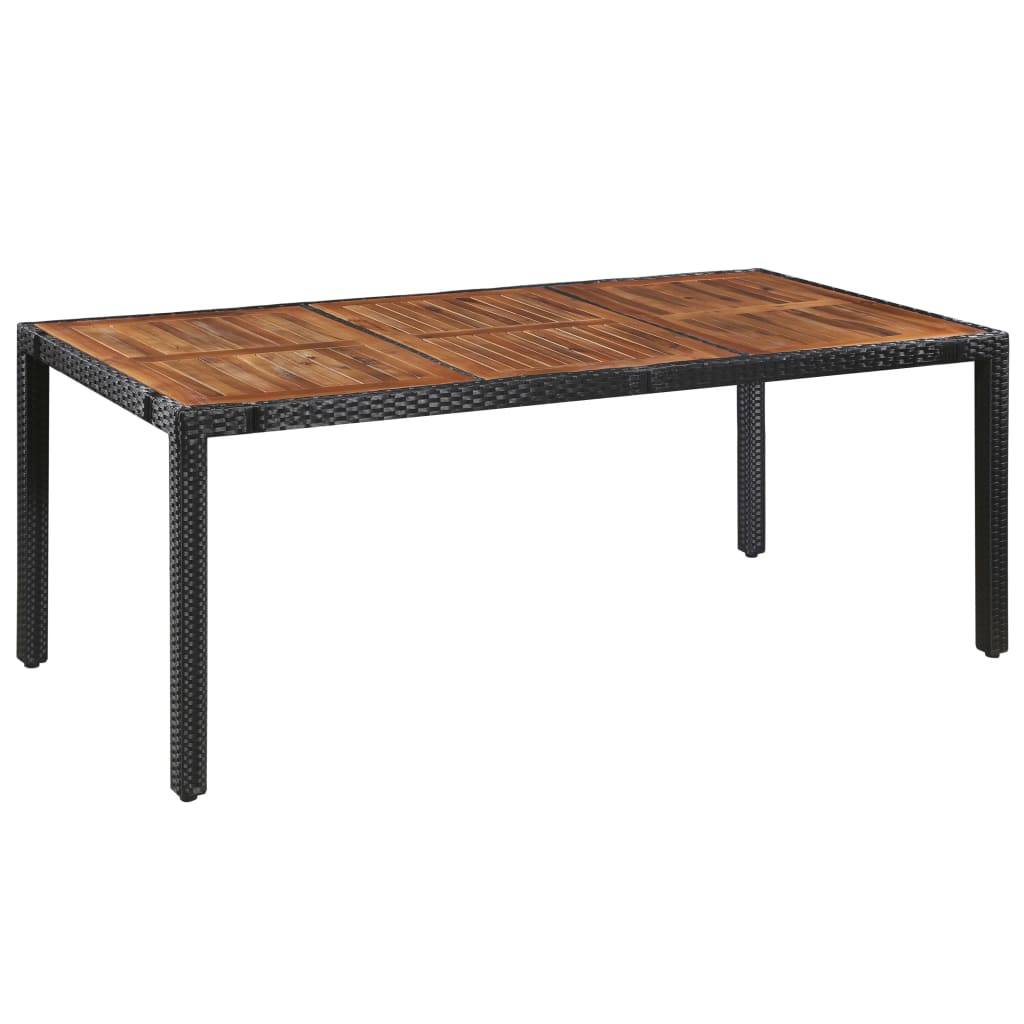 Vidaxl - Ensemble à manger d'extérieur 9 pcs résine tressée et acacia vidaXL 43936 - Image 2