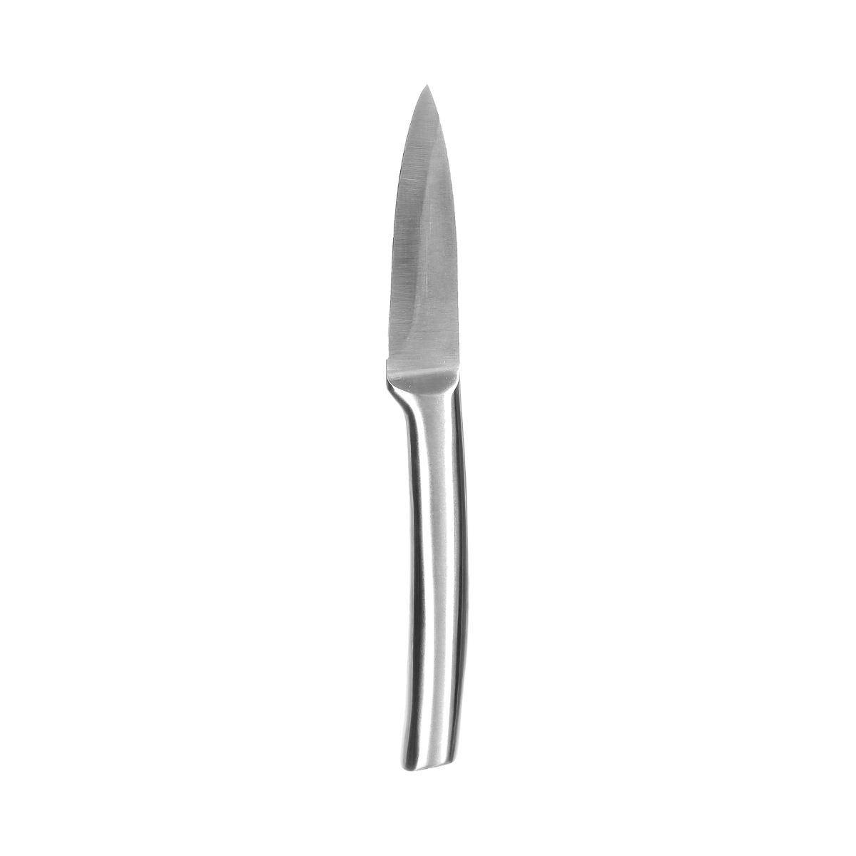 Bloc 5 Couteaux "Acacia" 35cm Naturel & Argent - Image 4