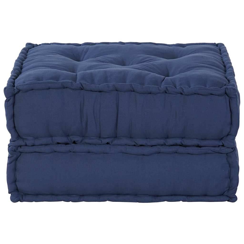 Canapé modulaire tissu indigo 70 x 70 x 36 cm - PANGIVO - Image 5