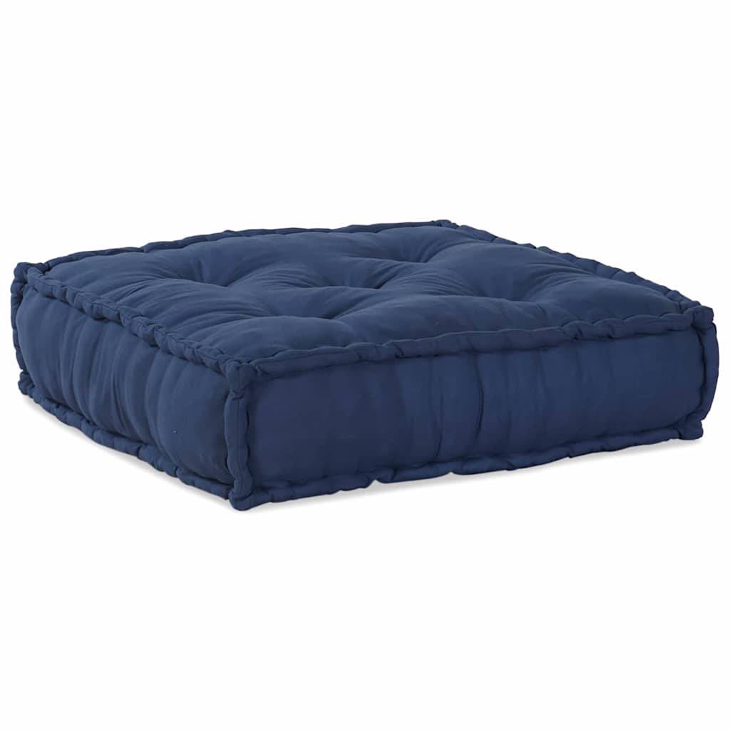 Canapé modulaire tissu indigo 70 x 70 x 36 cm - PANGIVO - Image 2