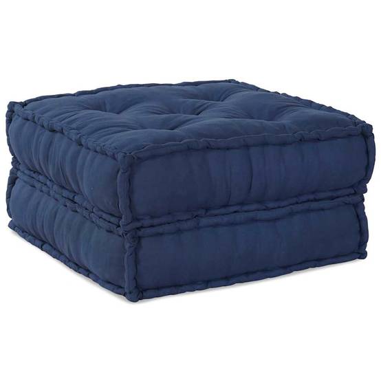 Canapé modulaire tissu indigo 70 x 70 x 36 cm - PANGIVO - Image 6