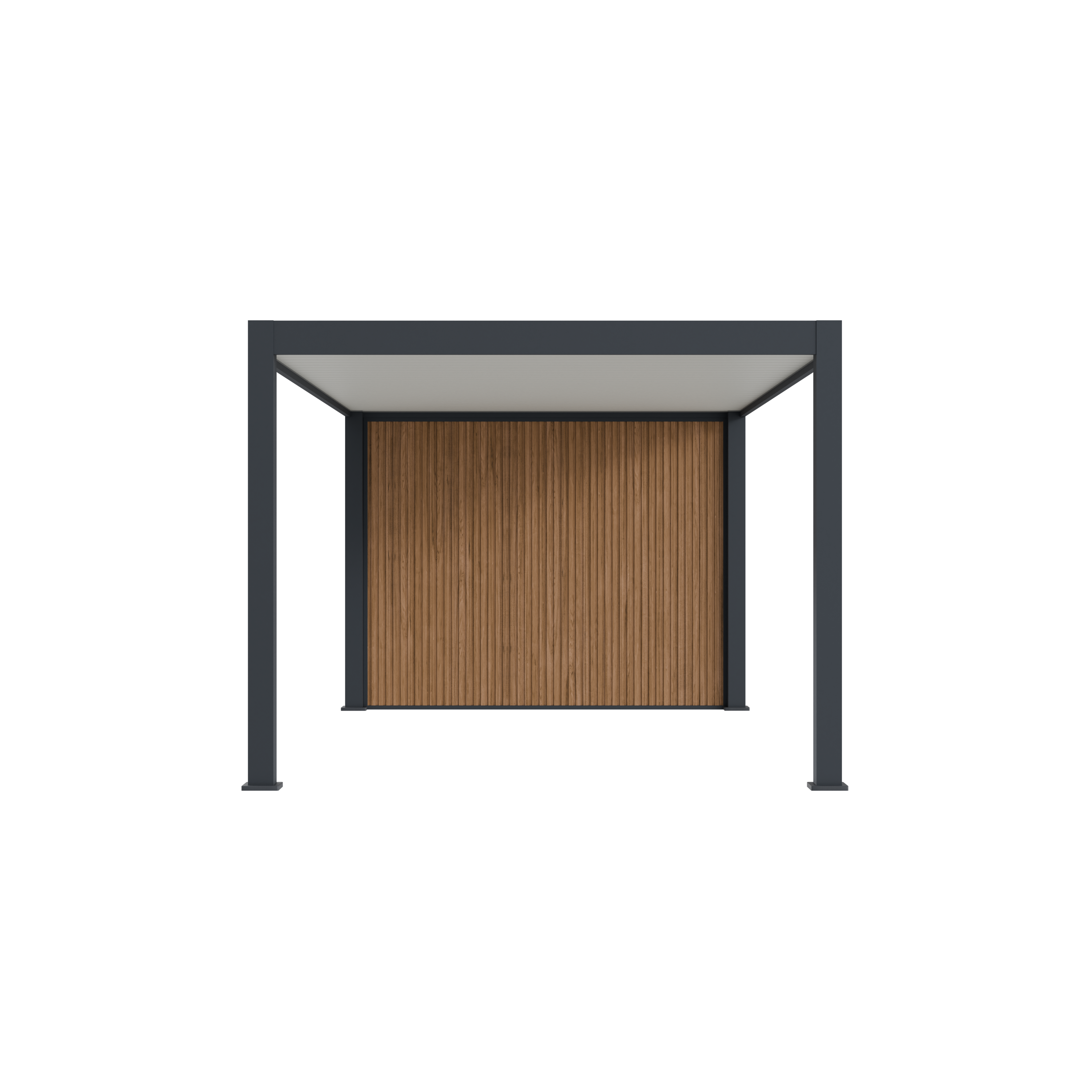 Pergola Aluminium Autoportée avec Abri - 330 x 760 cm - AZURE - Image 10