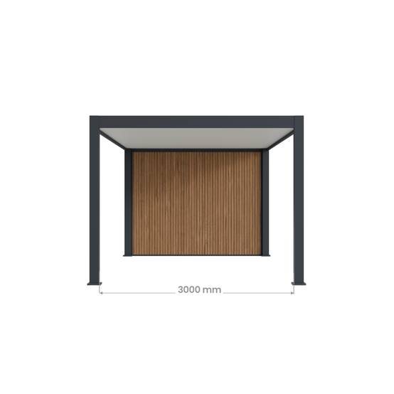 Pergola Aluminium Autoportée avec Abri - 330 x 760 cm - AZURE - Image 6