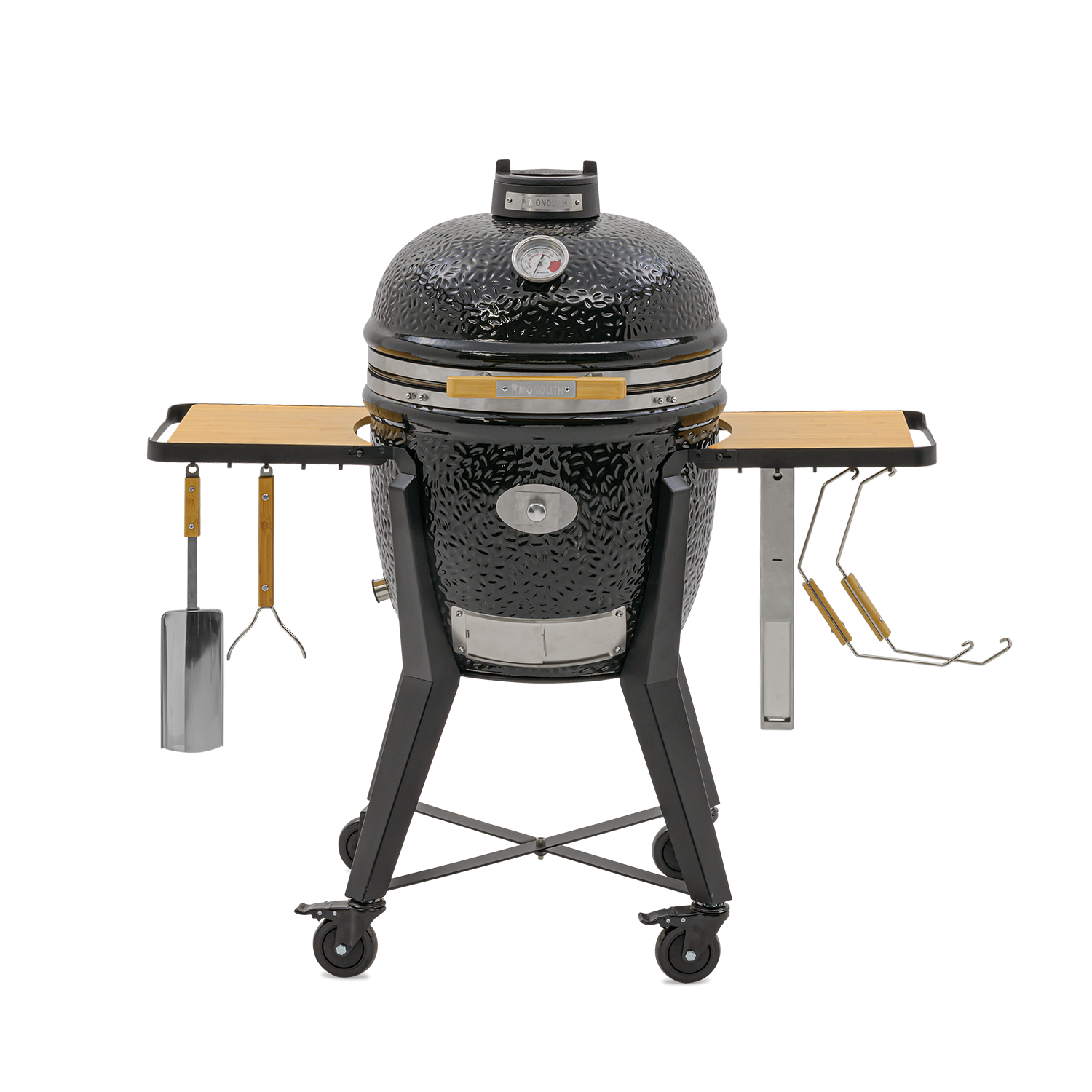 Kamado Monolith TWO.55 Noir + Chariot - Image 1