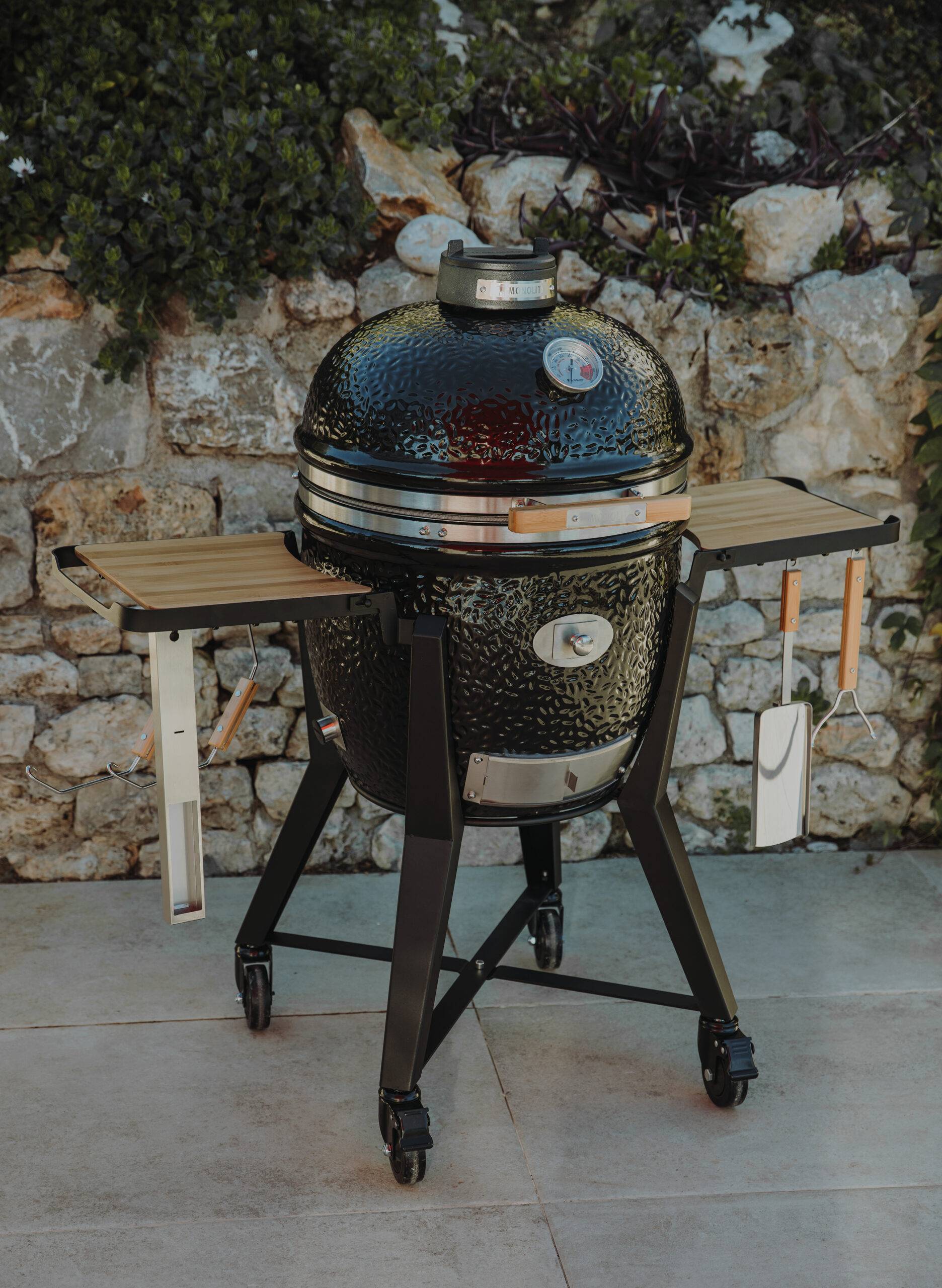 Kamado Monolith TWO.55 Noir + Chariot - Image 3