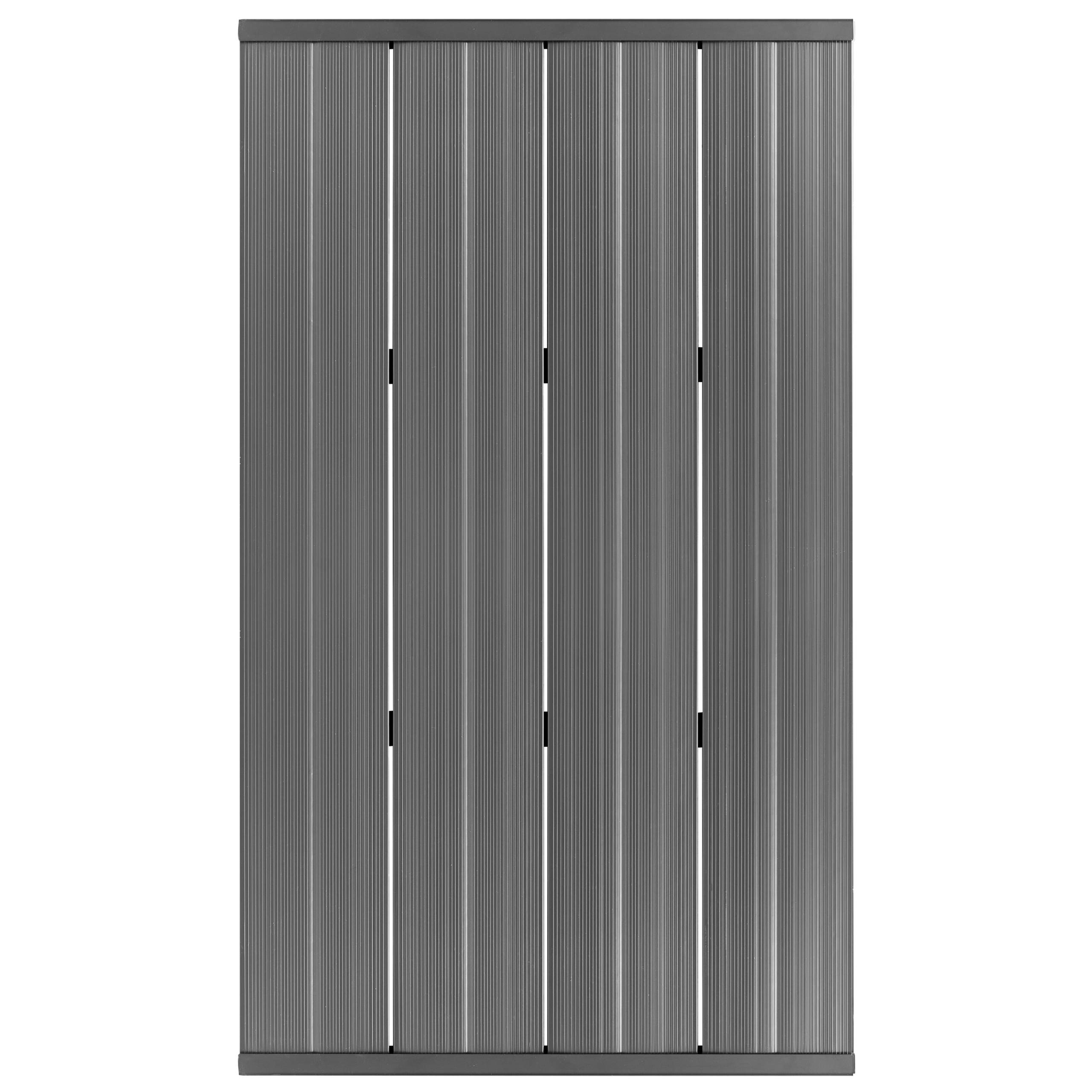 Sol de douche extérieur PVC Noir SILLUSTANI - Beliani