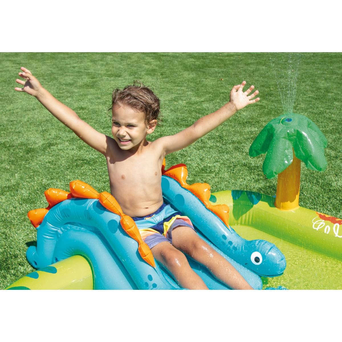 Intex - Aire de jeux gonflable Petit Dino Intex - Image 4