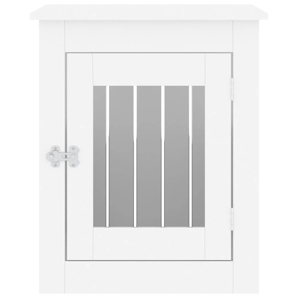 Niche plastique bois et acier blanc  55 x 75 x 65 cm  - Prolenta premium p355.0 - Image 7