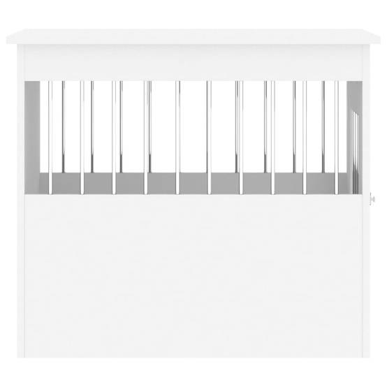 Niche plastique bois et acier blanc 55 x 75 x 65 cm - Prolenta premium p355.0 - Image 8