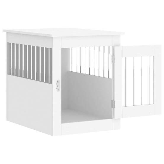 Niche plastique bois et acier blanc 55 x 75 x 65 cm - Prolenta premium p355.0 - Image 6