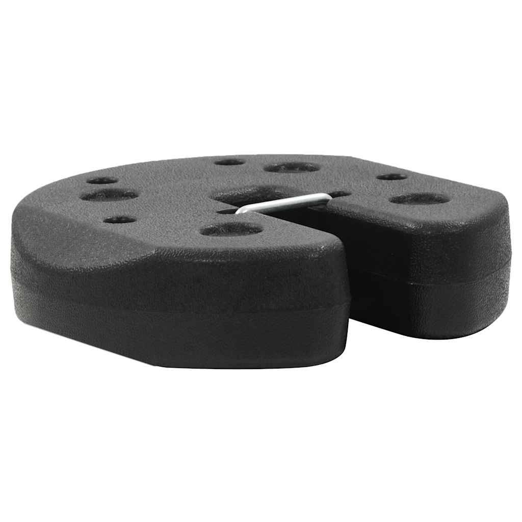 Vidaxl - Poids pour belvédère 4 pcs Noir 220x50 mm Béton vidaXL 45210 - Image 5