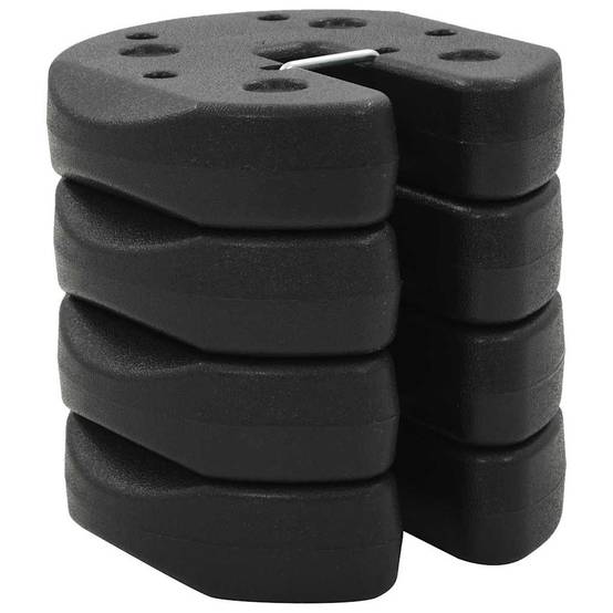 Vidaxl - Poids pour belvédère 4 pcs Noir 220x50 mm Béton vidaXL 45210 - Image 2