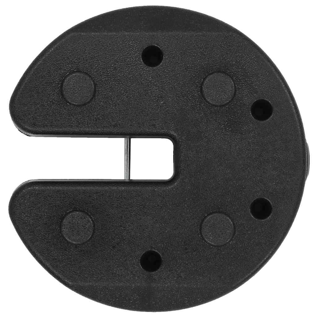 Vidaxl - Poids pour belvédère 4 pcs Noir 220x50 mm Béton vidaXL 45210 - Image 6