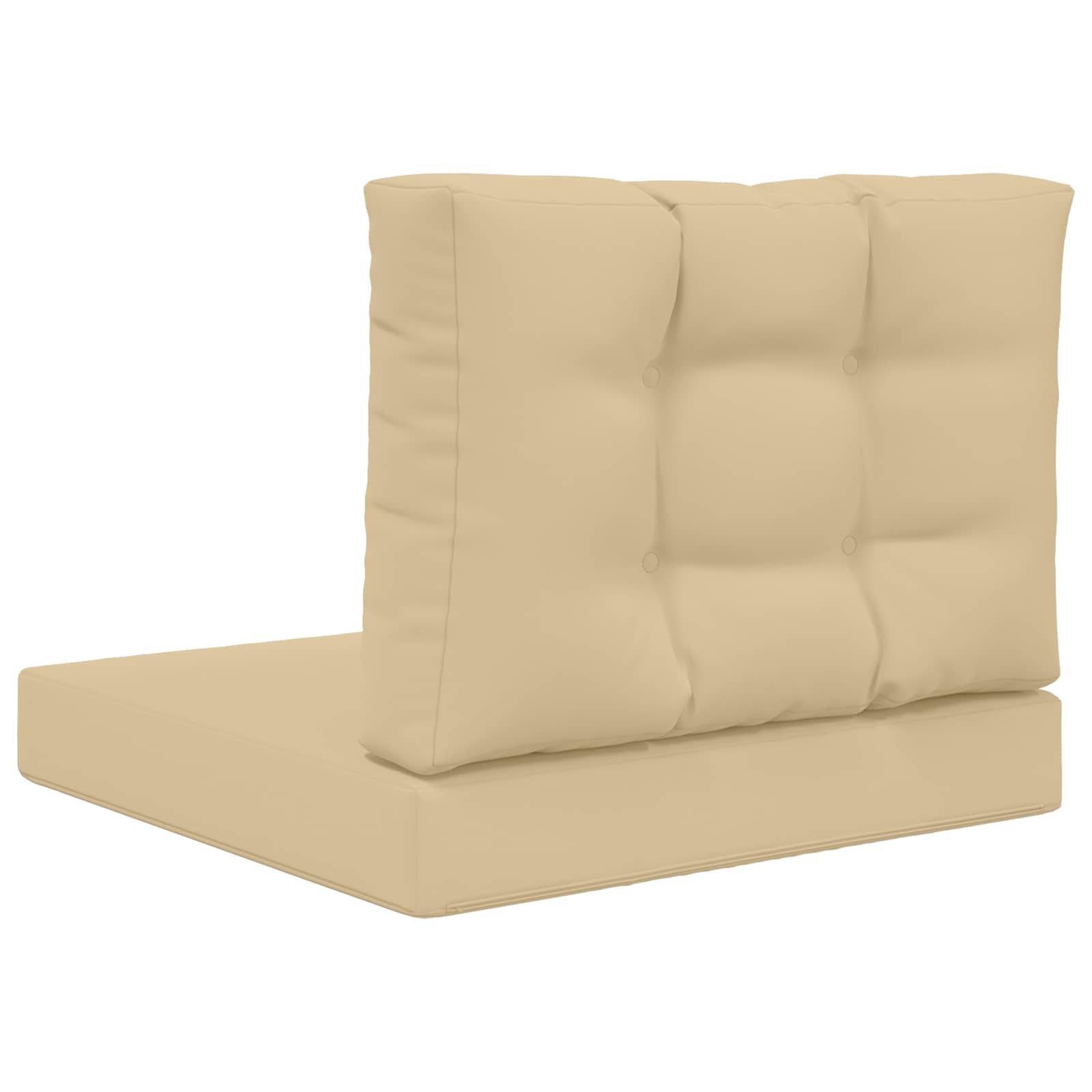 Coussins de canapé polyester beige 60 x 60 x 8 cm, poids:3.08kg - PANGIVO - Image 7