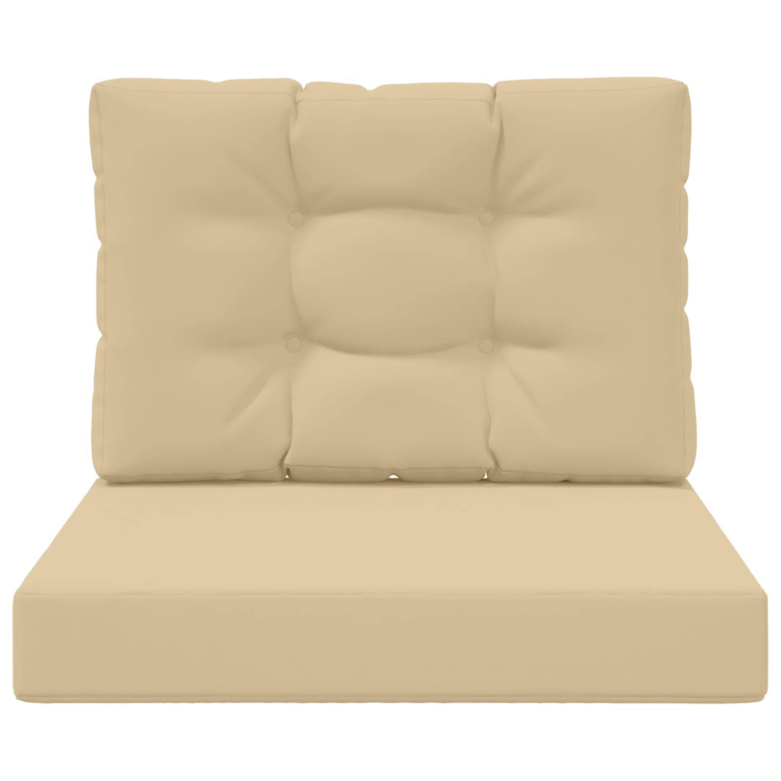 Coussins de canapé polyester beige 60 x 60 x 8 cm, poids:3.08kg - PANGIVO - Image 6