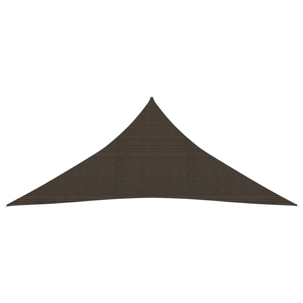 Helloshop26 - Voile toile d'ombrage parasol 160 g/m² PEHD 3,6 x 3,6 x 3,6 m marron - Image 2