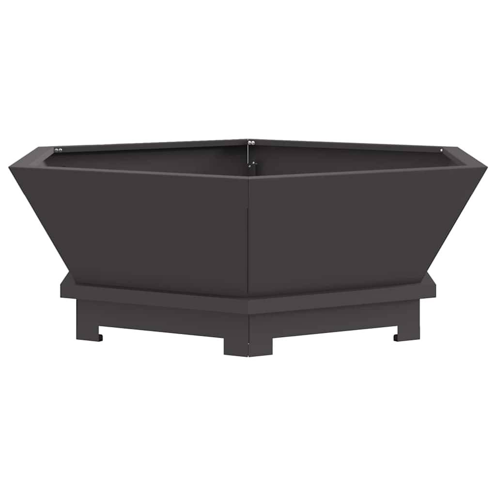 ComfortXL - Brasero Foyer d'Extérieur en Acier pour Jardin Barbecue Chauffage 75 cm Noir – ComfortXL Outdoor Living - Image 2