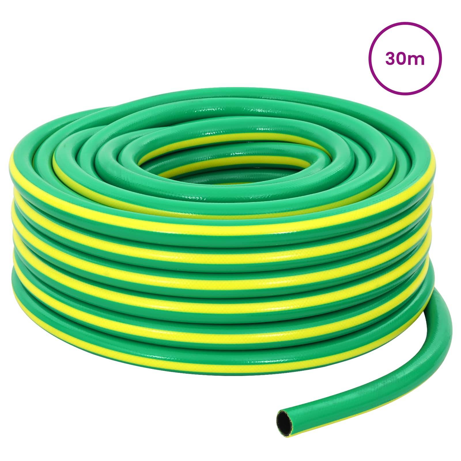 Vidaxl - Tuyau de jardin 5 couches Vert et jaune 1 / 2'' 30 m PVC vidaXL 42035816 - Image 2