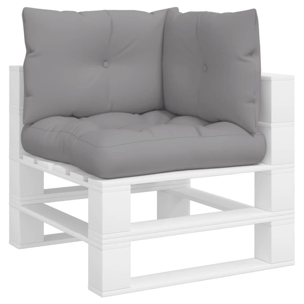 ComfortXL - Lot de 3 Coussins pour Salon de Jardin Palette en Polyester Confortable Gris 61.5x60cm – ComfortXL Outdoor Living - Image 3