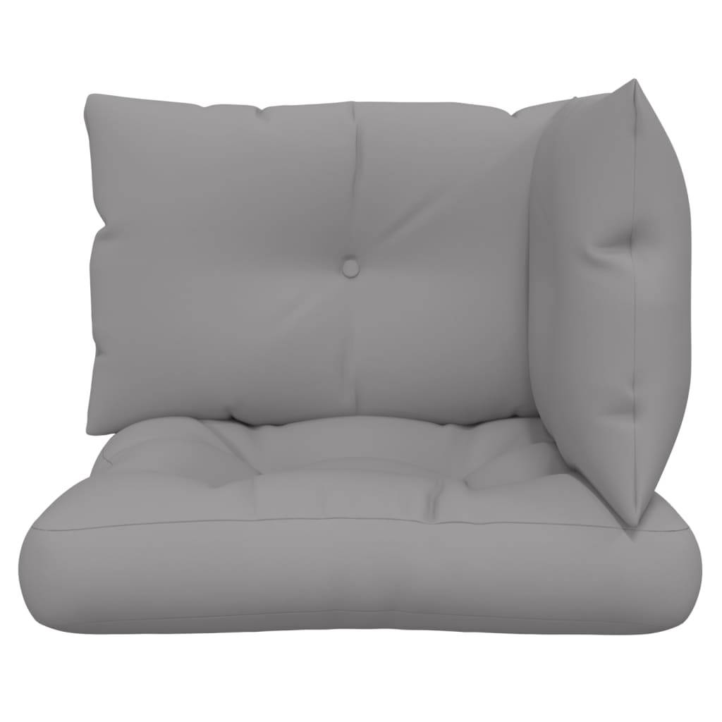 ComfortXL - Lot de 3 Coussins pour Salon de Jardin Palette en Polyester Confortable Gris 61.5x60cm – ComfortXL Outdoor Living - Image 5