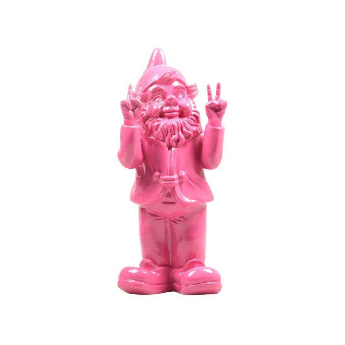 Stoobz - Nain de jardin en résine 13 x 11 x 31 cm Peace Stoobz - Image 1