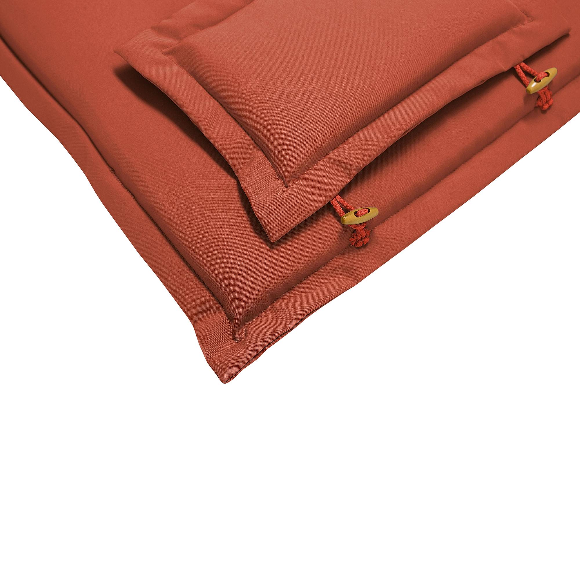 Beliani - Coussin d'assise d'extérieur Polyester Rouge foncé JAVA/AMANTEA - Beliani - Image 6